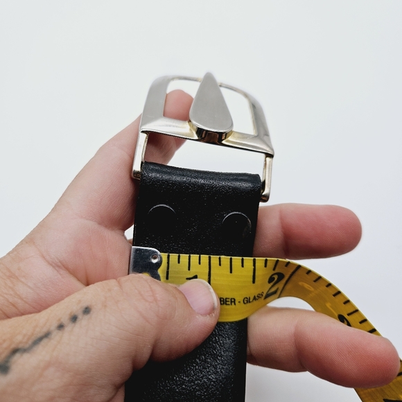 TERNER | silver buckle & cowhide leather belt - Picture 5 of 10